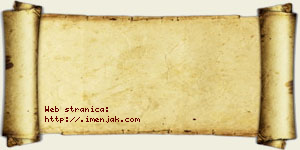 Jelisaveta Jaćimović vizit kartica